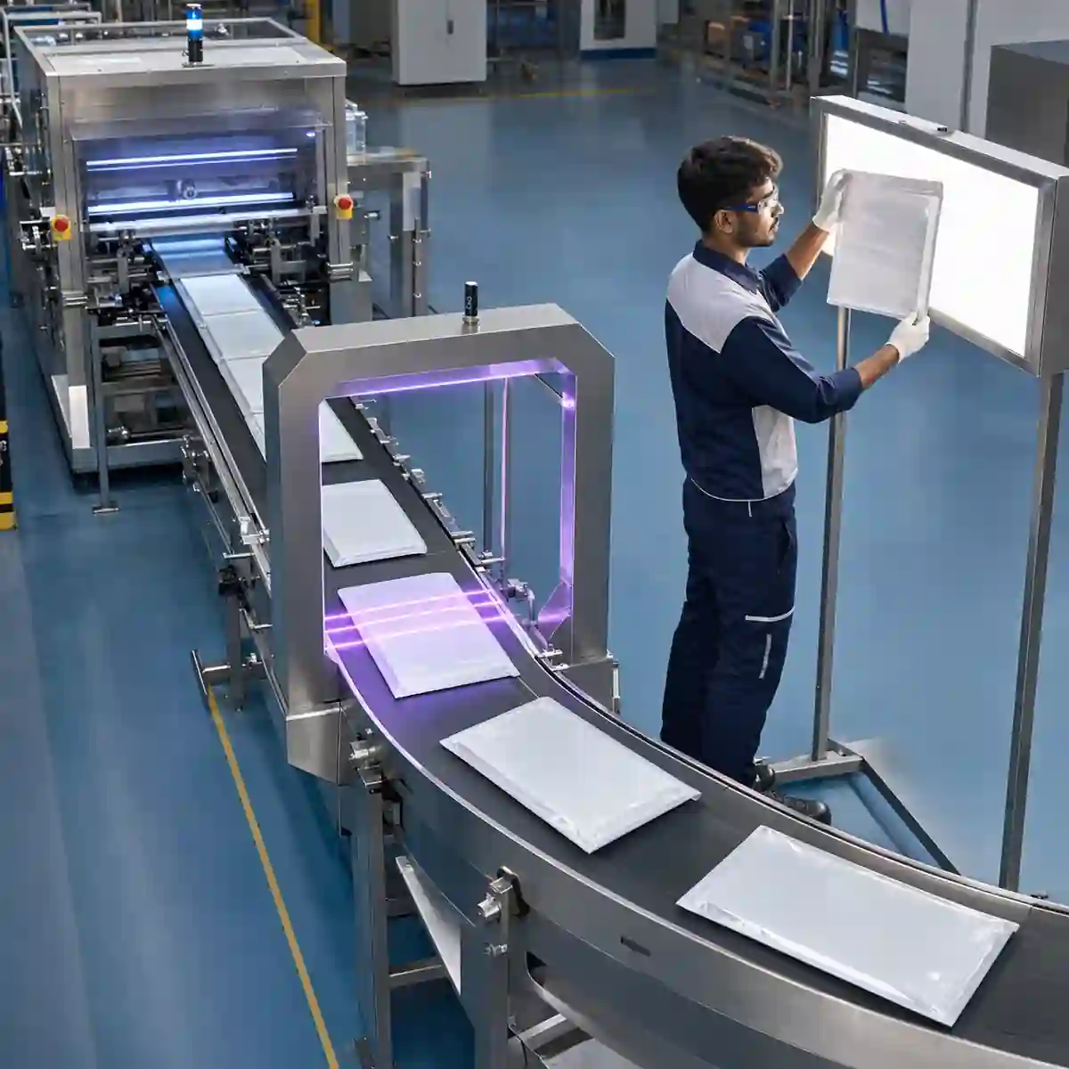 Packaging production and quality check