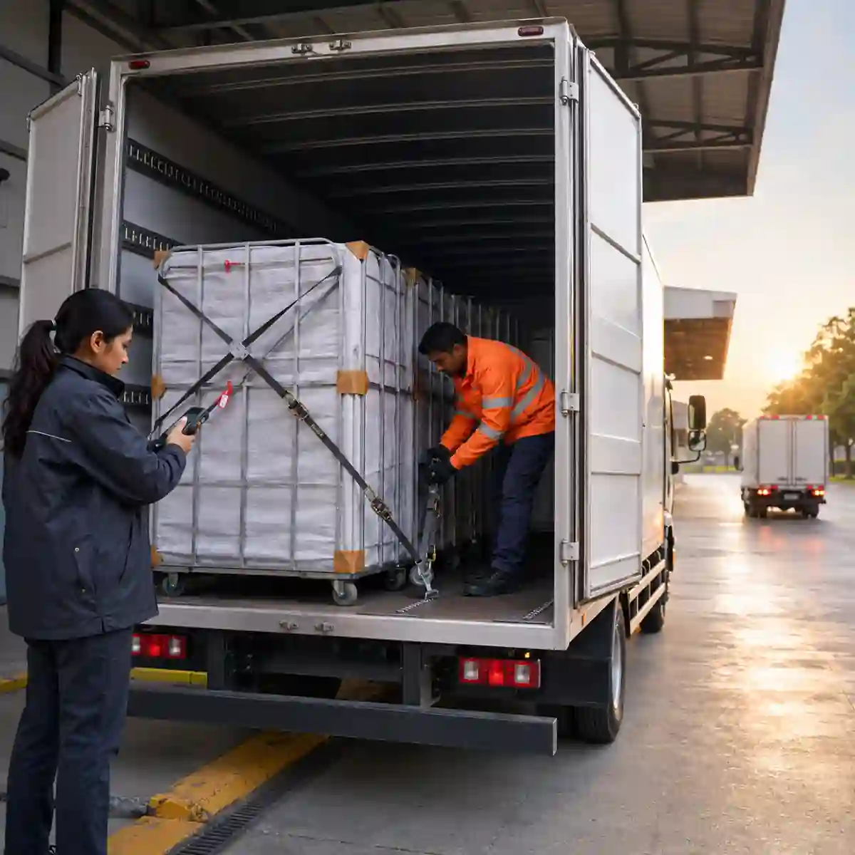 Secure packaging dispatch and delivery