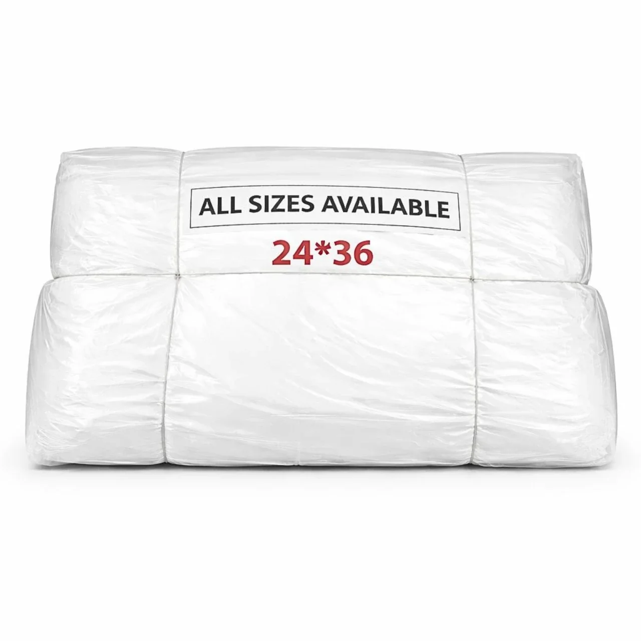 Custom size 24x36 LDPE liner bags for bulk orders