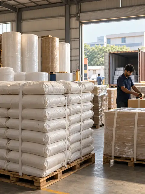 Kavach Industries packaging workspace